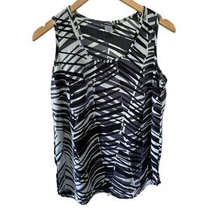 Manuhealii Women's Hawaiian Aloha Ombré Blue Naomi Scoop Neck Tank Top Lole XS